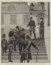 The Prince and Princess of Wales in Denmark, Reception of the Prince by the Emperor of Russia at Fredensborg